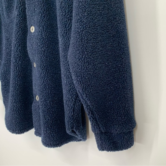 Vintage Art Unlimited Sportswear Embroidered Cardinal Sherpa Cardigan Sweater - Picture 7 of 16